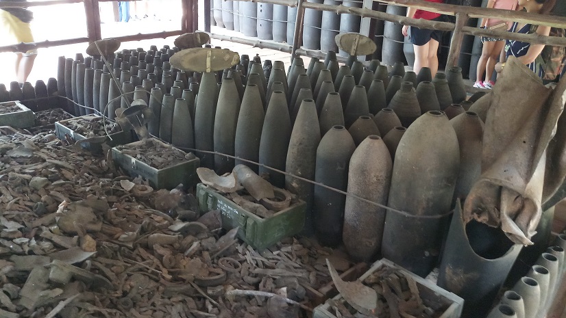 Cu Chi Tunnel Bomb Shells