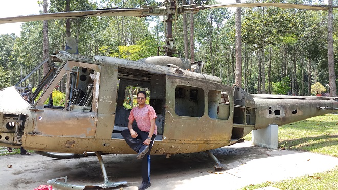 Cu Chi Tunnel Helicopter Vietnam War