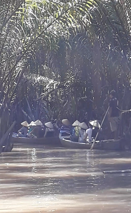 Mekong Delta Boat Ride Narrow Lane